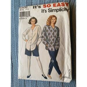 Simplicity 8109 top pants pattern size XS-XL